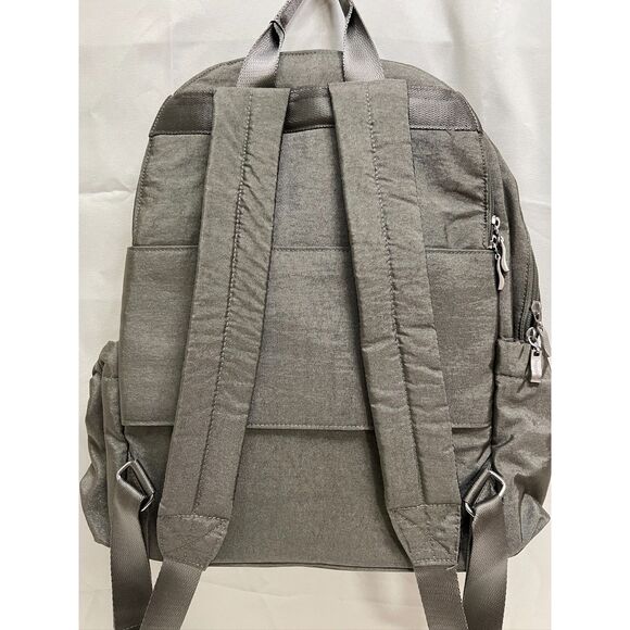 NWT Baggallini On The Go Laptop Backpack in Sterling Shimmer - Picture 3 of 11